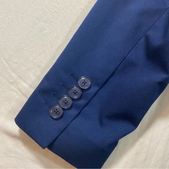 Zara man blazer Men’s 38 blue suit jacket Wool comfort - Picture 3 of 15